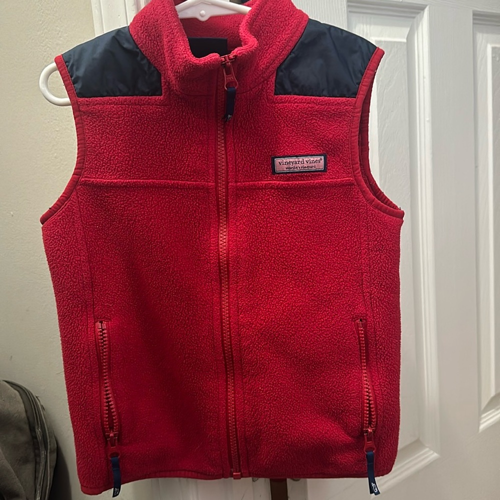 Vineyard vines boys fleece vest
